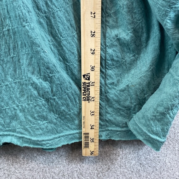 Free People Beach 'Get Obsessed' midi dress balloon sleeve oversize sage green M - Picture 9 of 15